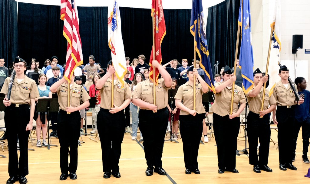 Thank You Dr. Saxon/Mrs Germano of Horbelt School for inviting NJROTC to join your Salute to Veterans Event. NJROTC put full Color Guard on display.Thank You Ms. Juliano @ BHS, Ms.Vargas Ms.Taglang @ Transport -ation) &amp;Bus Diver Gladys Callo. You folks made it happen!BRAVO ZULU!