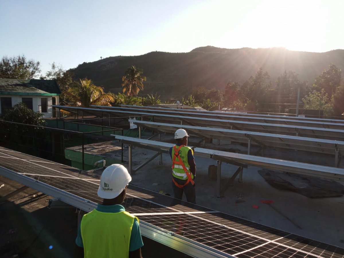 digitalkaphaiti's tweet photo. The sun in Haiti just hits different ๐
Put Haiti's never-ending sunshine to work for you with a solar energy system of your own!
#gosolarhaiti #DigitalKap #greenenergy #solarpower #solarenergy #Haiti #caribbean #solarfuture #gogreen https://t.co/dhYaK1Zqnf
