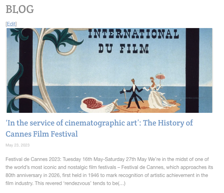 FirstOptionHire's tweet photo. Amidst the sparkles of #FestivaldeCannes2023 we thought we'd share the fascinating, at times fraught history and events which came to define the world's most iconic film festival and awards... #newblogpost #FirstOptionLocationStudio #historyoffilm https://t.co/MRMqSoxuIa