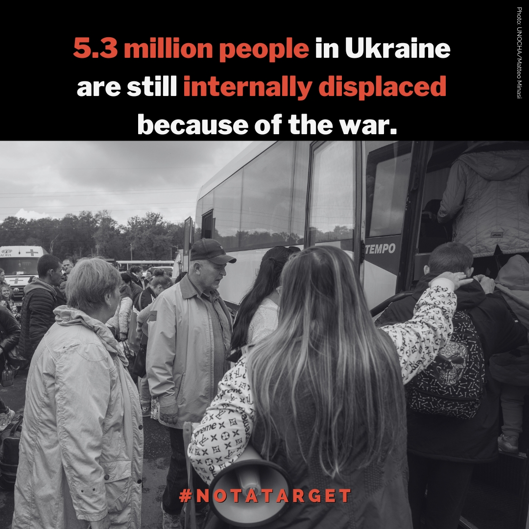 Since February 2022, millions have fled for their lives, leaving behind families, homes & livelihoods.
Today, 5.3 million Ukrainians are still internally displaced.
#POCWEEK2023