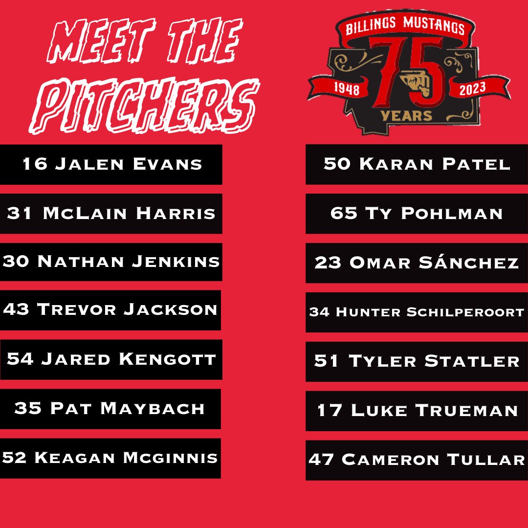 Mustangs's tweet photo. Get to know your #openingday Mustangs❗

#stanggang
@PBL1939 https://t.co/acmPFvXgWJ