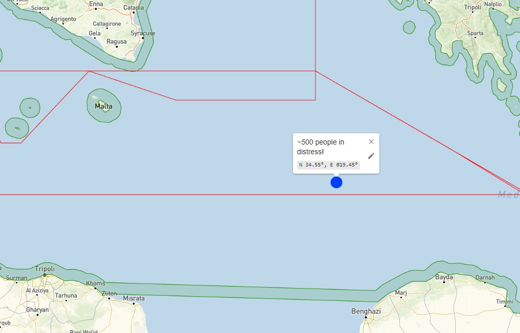 alarm_phone's tweet photo. 🆘 ~500 people adrift in the Central Mediterranean!

Alarm Phone was alerted by a large boat in distress. The people report that they fled from #Libya several days ago &amp; that their engine has stopped. Authorities are informed - rescue efforts are needed urgently &amp; without delay! https://t.co/WqkgFSSaqO