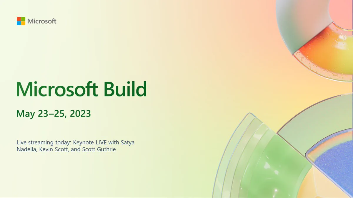 The Microsoft Build keynote kicks off now!

Join us LIVE at 9:00 AM as @SatyaNadella shares how Microsoft is creating new opportunities for developers across our platforms in this new AI era. https://msft.it/6010gkbWn