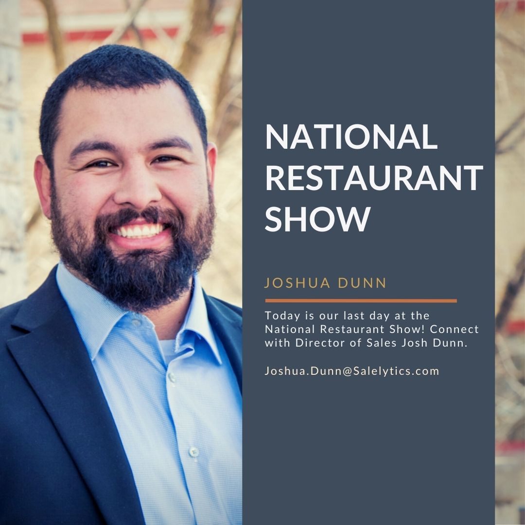 Today is our last day at the #NationalRestaurantShow! 

Let's make the most of it. Connect with Director of Sales Josh Dunn for any of your inside sales, customer care, and account management questions or needs.🤝✉