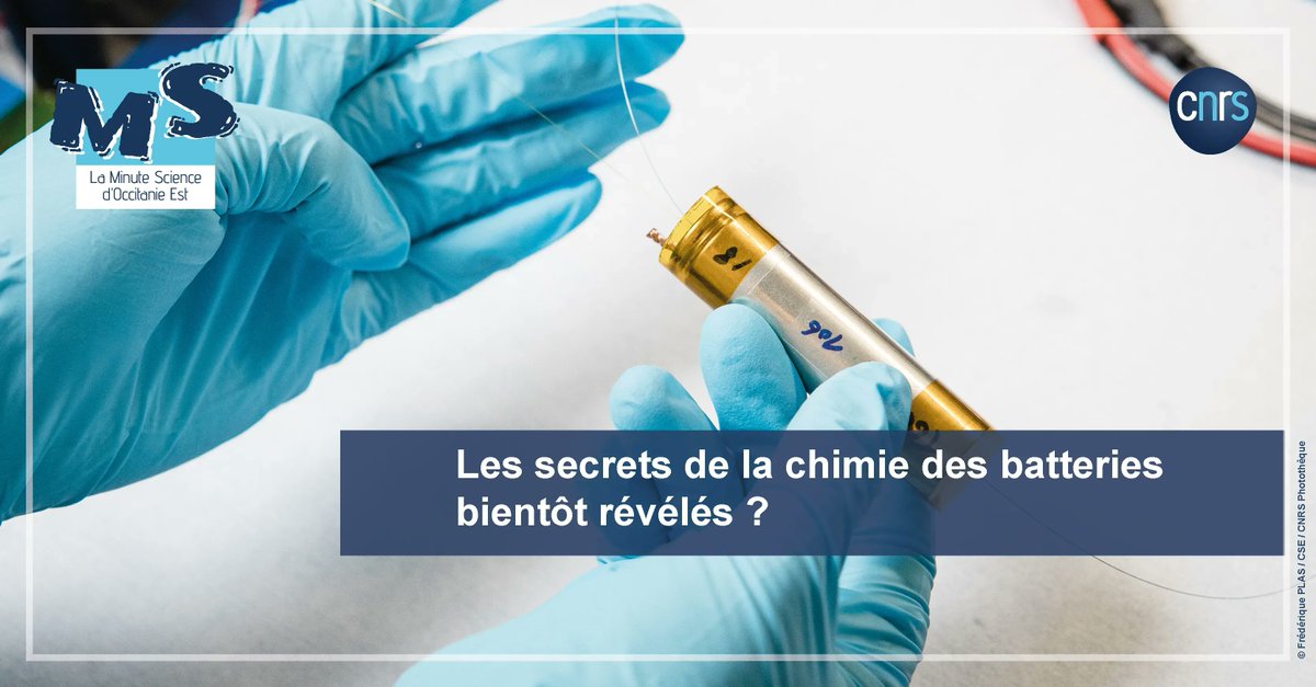 CNRS_OccitaniE's tweet image. 🔋  #MinuteScience | Comment peut-on « voir » dans les batteries commerciales ? 

➡️  buff.ly/3VwvPlg  
 
 @LmgcMontpellier @CNRS @umontpellier