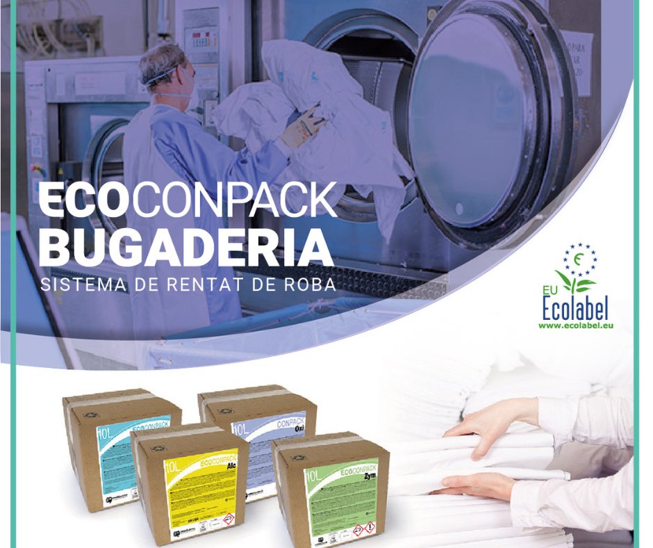 Ambisist's tweet photo. ECOCONPACK Bugaderia és l'aposta de Proquimia per a donar resposta a les necessitats actuals de la bugaderia OPL: un innovador sistema per a la rentada de tota mena de roba formada per una gamma de productes d'elevada concentració🤩👌🏼

#Ambisist #Productesneteja #Girona #Neteja https://t.co/39o9wxeaWs