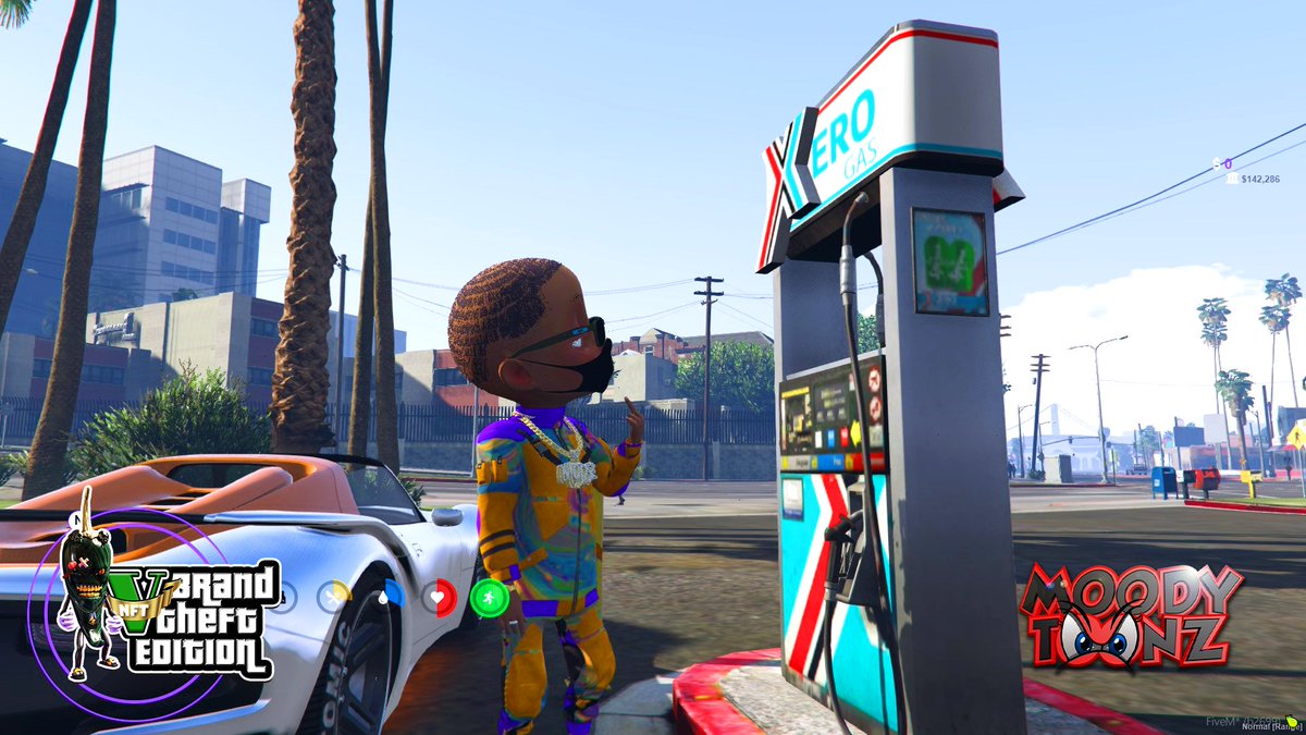 moodytoonz247's tweet photo. #moodytoonz very own #Skillybagz frm the #modzsquad Stunting over in #ChillingChiliz #gta5 #FiveM #server, this a real #multiverse of #NFT interaction, nothing like your segregated Closed #NFTCommunity , come join us, only if you bad enough.. .@TheModzKids #LFG https://t.co/xbiXnPTBTF