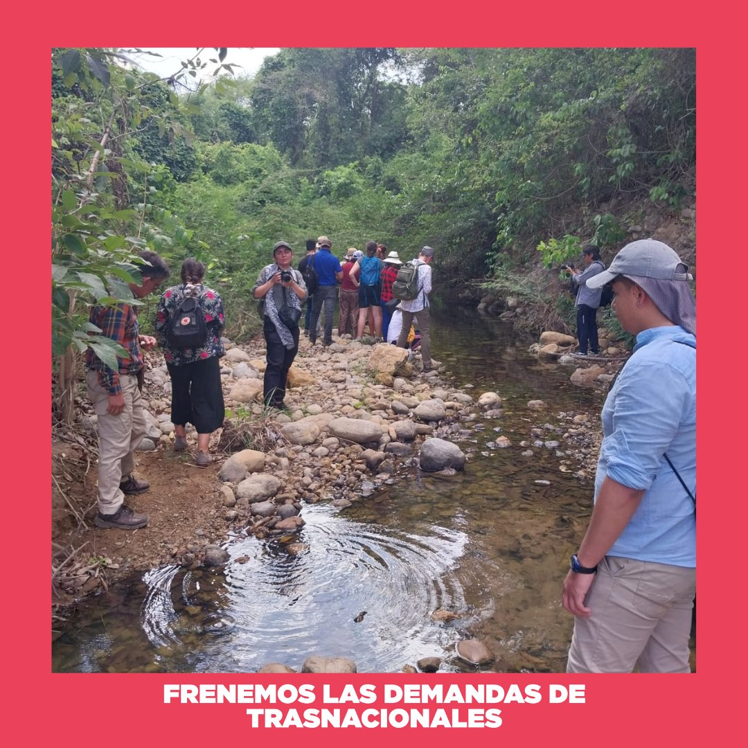 Ccajar's tweet photo. #Atención Ya comenzó la Misión Internacional #FrenemosLasDemandasDeTransnacionales con la visita al arroyo Bruno, desviado para la explotación de carbón por @Glencore Cerrejón. Esta transnacional demandó a Colombia por el fallo de la @CConstitucional que protege este ecosistema. https://t.co/Mlqg7afHlw