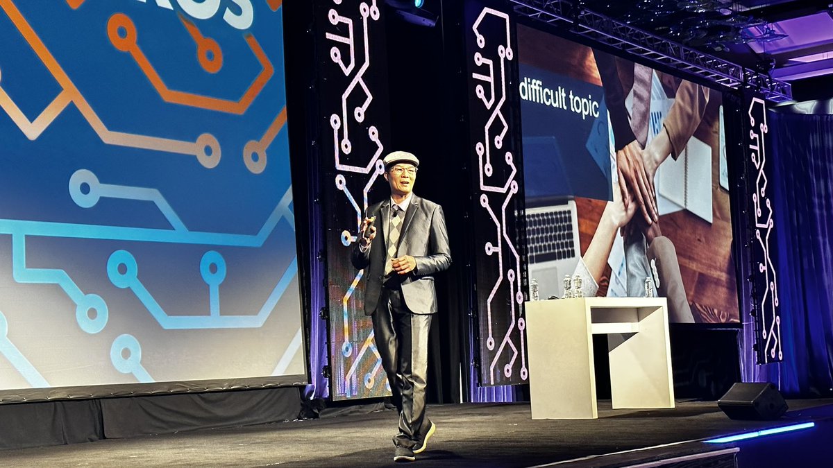 rwang0's tweet image. MyPOV: the one and only @mich8elwu reaching everyone the basics of #ChatGPT @PROS_Inc #Outperform2023