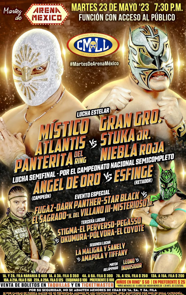 iluchalibre's tweet image. #Hoy en la México catedral, rudeza y belleza, pasión y emoción con la presencia de @luchadora_Tiff @SanelyCMLL @caristicomx @PolvoraCmll @BlackCmll @misteriosojrjr @sagradocmllmdr @JrStuka 7:30 PM es la cita. #CompartimosEmociones #Vamosalasluchas #Arribalosrudos