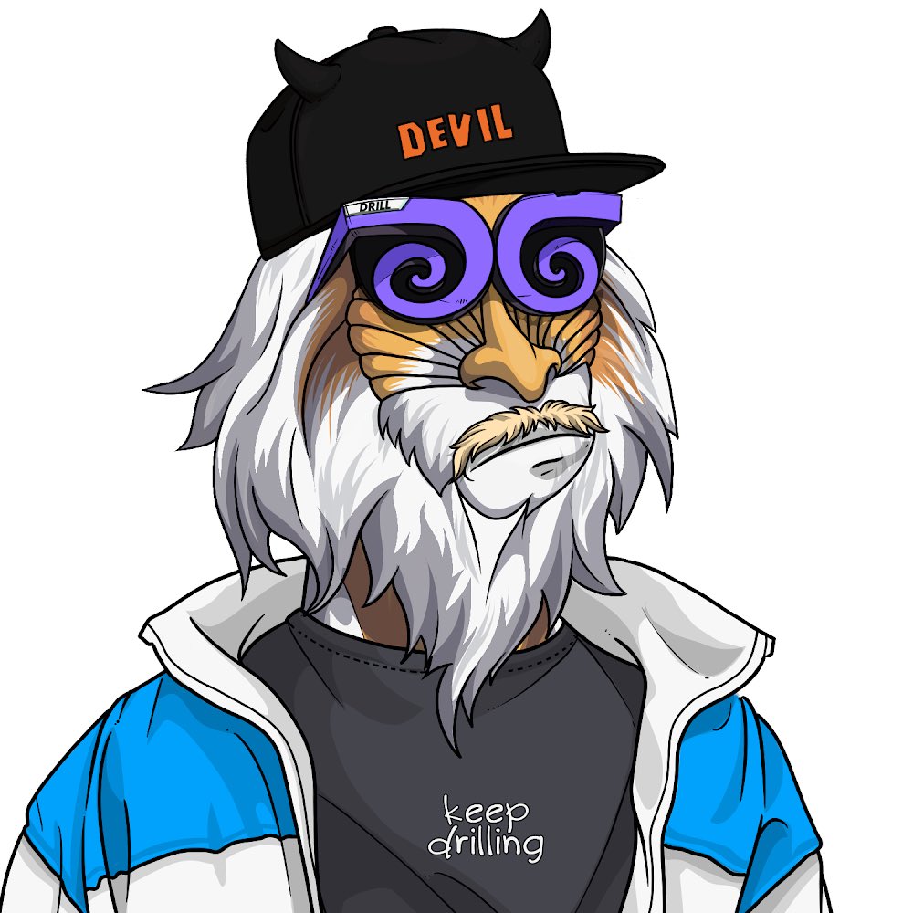 GM I heard we are drillin’ with the  <a href="/DrillClubNFT/">DRILL CLUB</a> how’d I do with these purple drillz 👀
