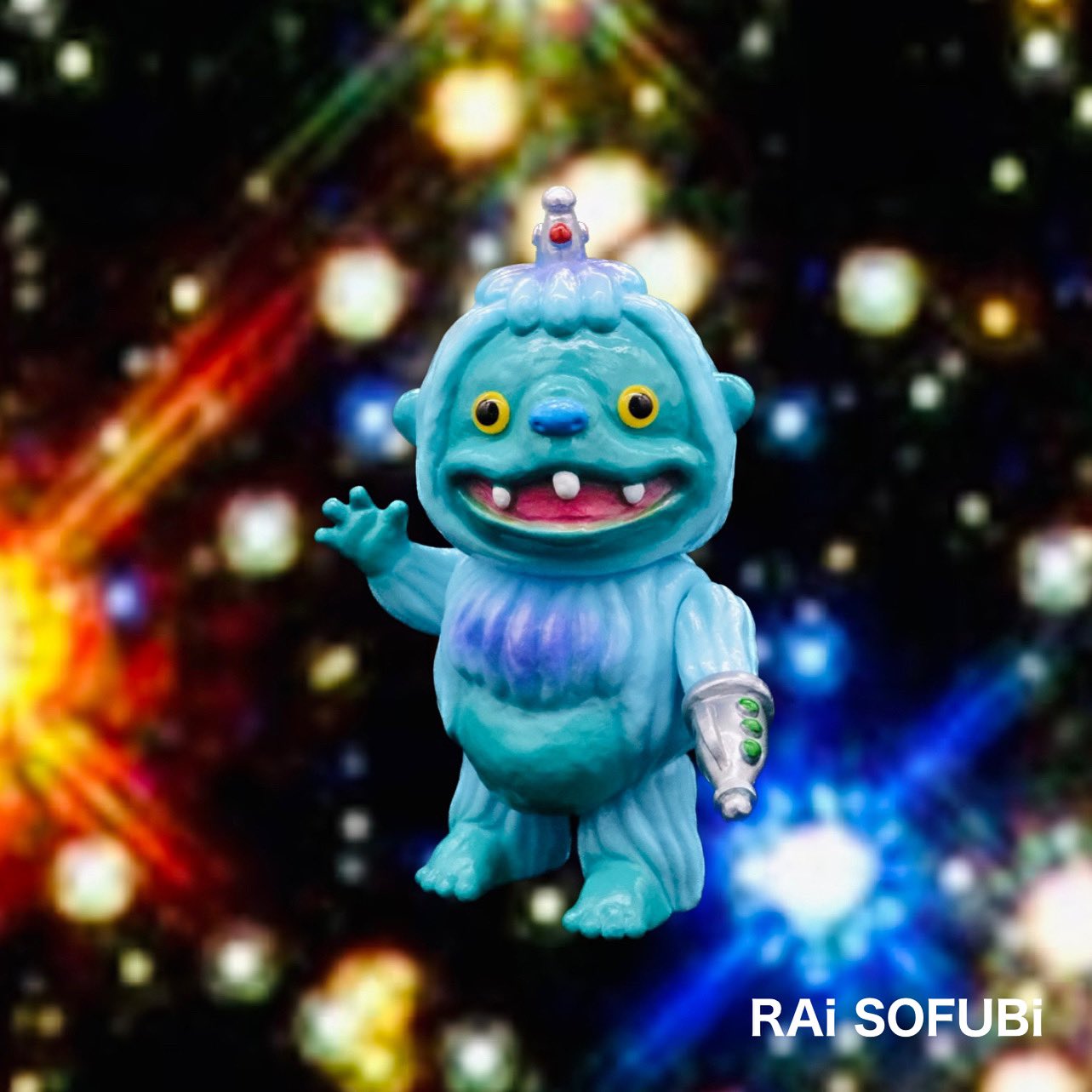 rai sofubi 樂魔猿 ラクマサル　ソフビ Yamakichi-Nuta-Red-1.png?v=