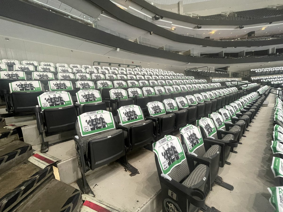 RT @Lassimak: The AAC is all set up for Game 3.