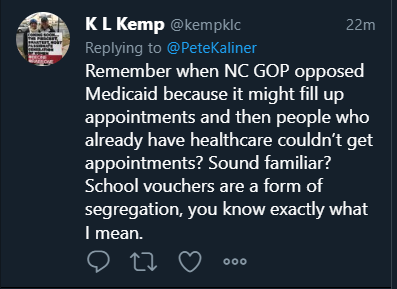 PeteKaliner's tweet photo. Oh, hey! I think you might have accidentally deleted your tweet.
Luckily, I screenshot it for you.
#ImAGiver
#NCpol #NCGA #NCed https://t.co/SPsnv9yg8V