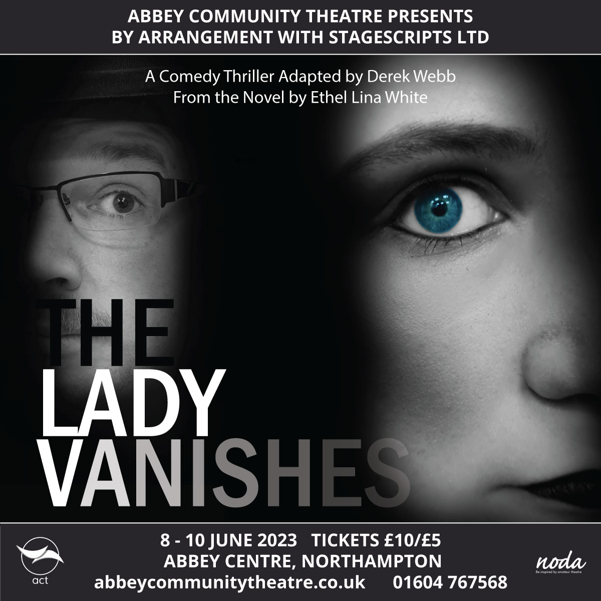 The Professor is calm, rational and logical. But whose side is he on? Who can Iris trust in her search for the truth?
Book now for our thrilling June play! abbeycommunitytheatre.co.uk #northampton #theatre #supportlocal