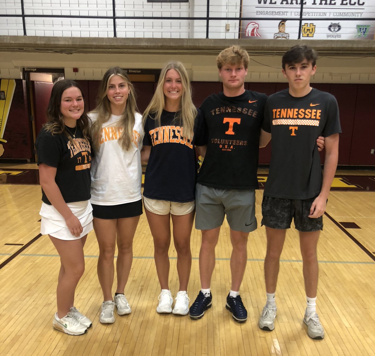 From a Spartan to a Volunteer! These five are ready to take over <a href="/UTKnoxville/">UT Knoxville</a>. #BeBetterToday #SpartanStrong