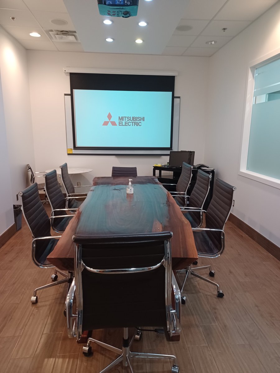 Included with your office space is the unlimited access to our board room. #smalloffice #workspace #usask #business #officerentals #office #YourNewOffice