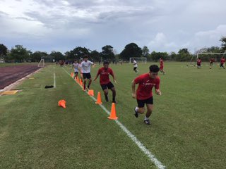 FutbolUPR's tweet photo. ¡Concluida la primera fecha de tryouts! 

Nos volvemos a reunir mañana miércoles, 24 de mayo para la segunda sesión de trabajo. 

¡ARRIBA EL GALLO! 🐓⚽️ https://t.co/2PIuzfDYW9