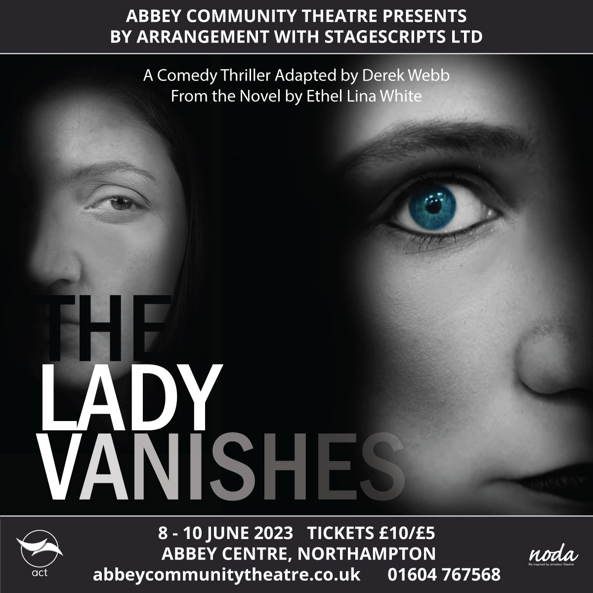 Mrs Todhunter and her husband share the train with Iris and as it gently rocks it's way across the Continent, they too are caught up in the gossip and mystery!
Book now for our thrilling June play! abbeycommunitytheatre.co.uk
#northampton #theatre #events