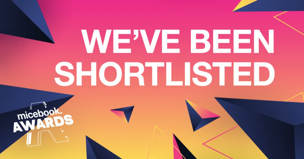 We're delighted to be shortlisted for the micebook Awards 2023 for Best Agency and Best Creative Concept! We can't wait to join industry professionals for a celebratory evening on 29th June 2023 at #dorchesterlondon! #mbawards23 #industryawards #eventawards  #micebook