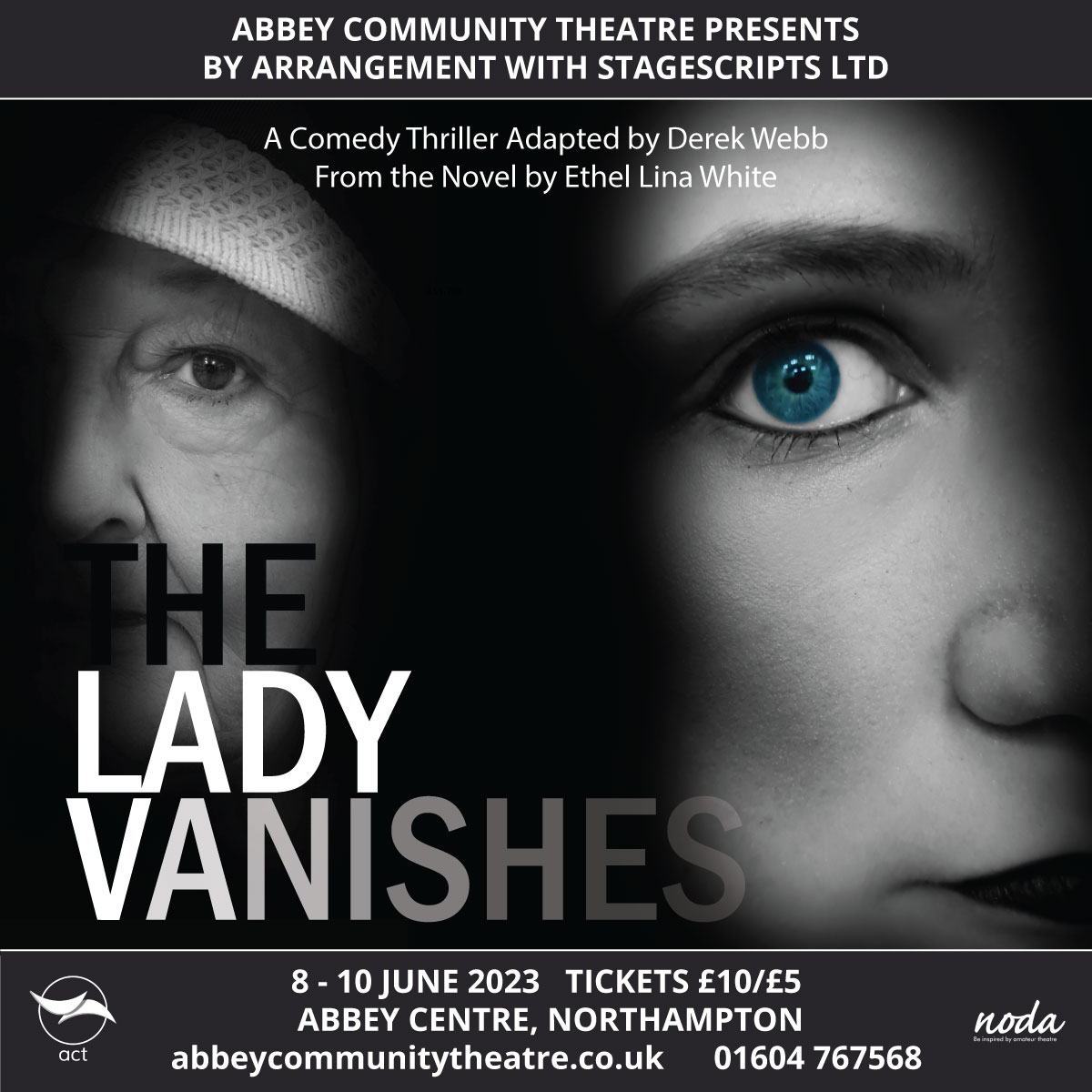 Spinster Evelyn Flood-Porter loves to gossip, and the strange behaviour of Iris is perfect fodder. But what is her role in the mysterious disappearance of a fellow carriage passenger?Book now for our thrilling June play! abbeycommunitytheatre.co.uk #northampton #theatre #supportlocal