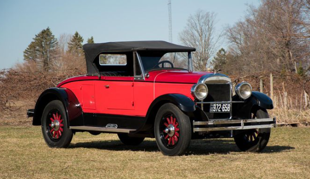 yoretown's tweet photo. Here is a Reo Roadster a similar car that was used in the high-speed chase in the 1920's that had an officer jump from one moving vehicle to this to stop the chase and arrest the rum runners.

Want to hear all about it check out our latest episode!
#yoretown #yoretownpodcast https://t.co/RPVB7wQ5im