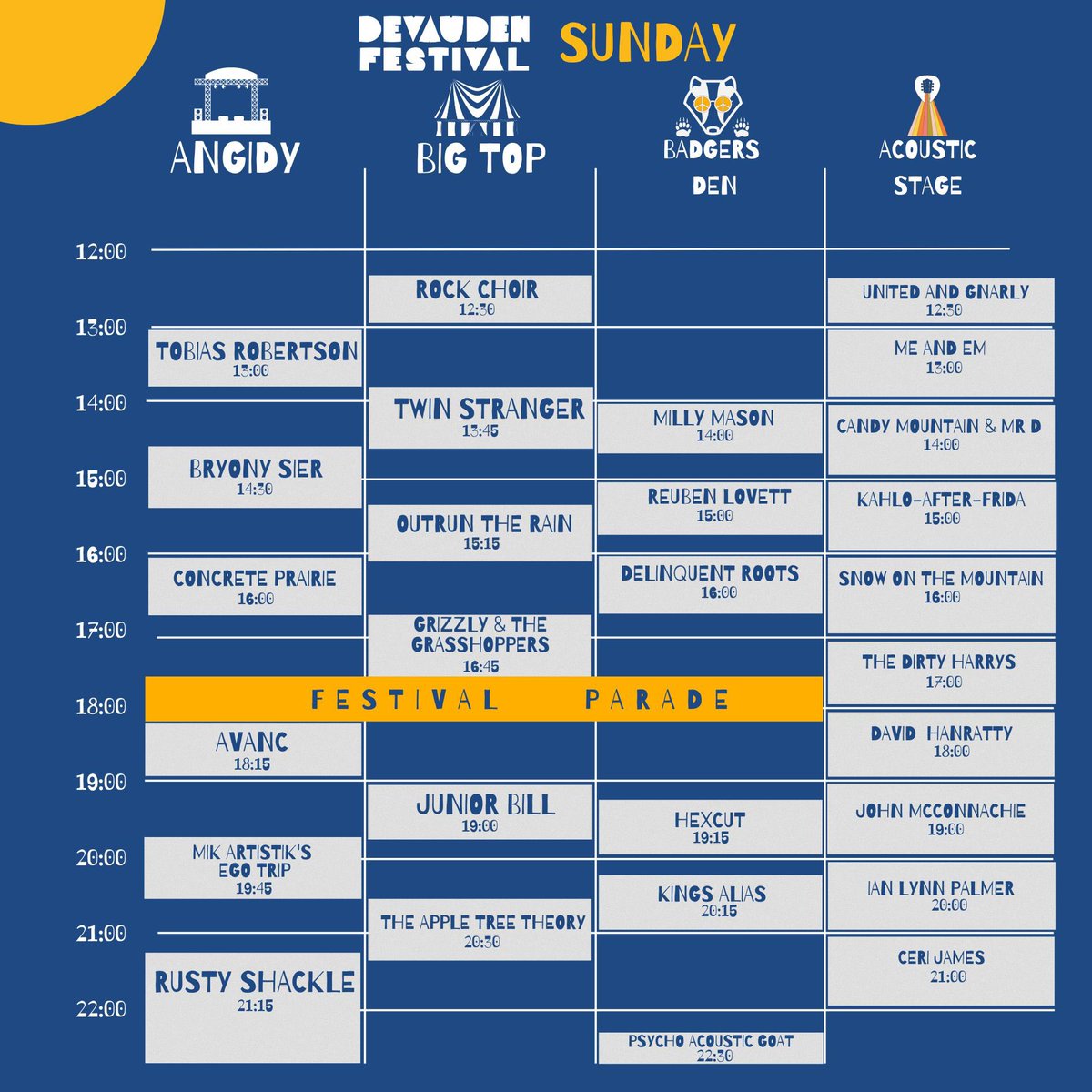 ☀️ Full weekend music schedules ☀️

Do you’re homework and plan out your festival experience ✌🏻