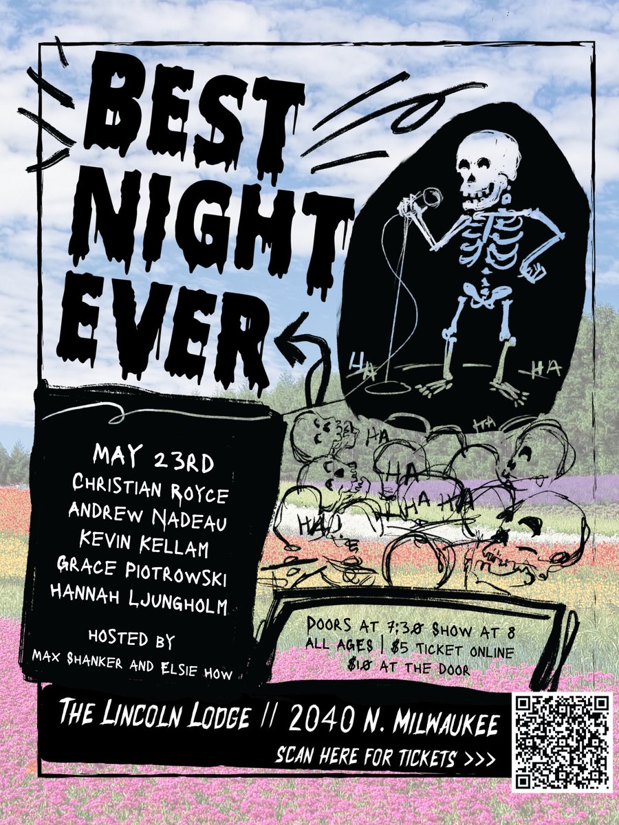 BestNightEverYo's tweet image. A poster post for purposes of promoting our performance to compile a posse of pals to procure possible post-show potstickers :) social media management can be hard i'm sorry

@TheAndrewNadeau @Kevkellam @normalguymax @activesandal and friends at @thelincolnlodge