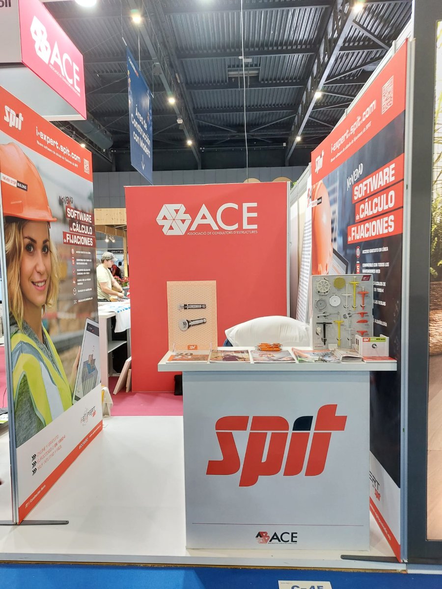 👍👉Avui comença #Construmat 2023 fins el 25 de maig.

La trobada internacional del sector de la #construcció.

Us esperem en recinte Gran Via, Pavelló 1, Estand C45, espai ACE - <a href="/Con_Estructures/">ACE | Assoc. Consultors d'Estructures</a> 

#construmat #spit #paslode #itwconstructioniberia #itw