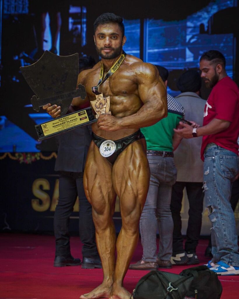 @himanshu_sharma1426 Won Bronze Medal In Mens Classic Physique