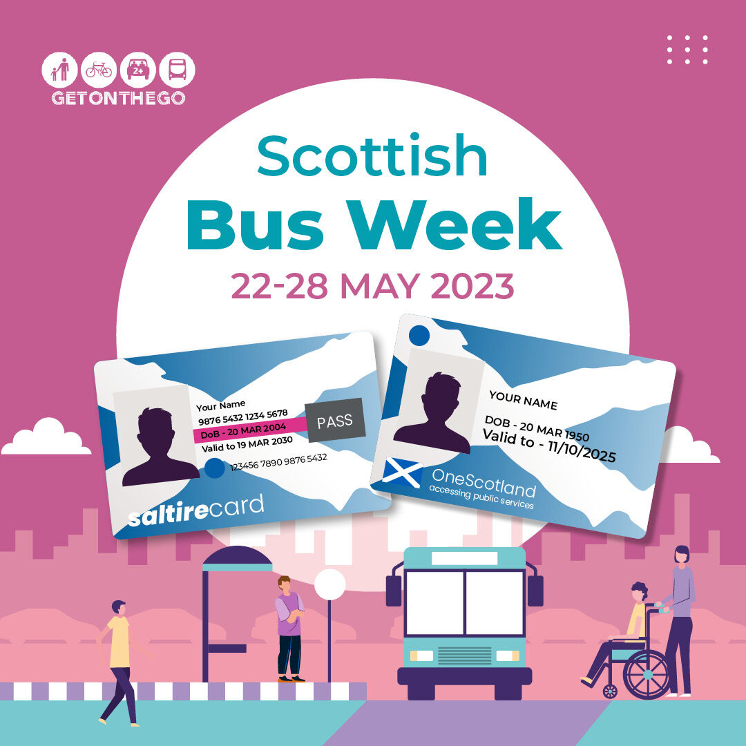 Why not try a different way to commute this Scottish Bus Week? 🚌 

Remember if you have your over 60 NEC and under 22 free travel card, you can explore for no cost! 

#ScottishBusWeek #TakeTheBus #ChooseBus #SmarterChoices