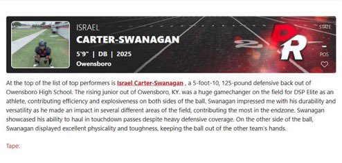 IsraelCarterSW's tweet photo. Thanks for the write up @drew_toennies‼️@D_Marc11 @DynastySP @BRoberts42 @Coach_Morris_ @Jay_Fallin @marcus_kimbrell @PrepRedzoneKY @PrepRedzone @RyneRezac @KYEXPOSURE https://t.co/Z55ixNVin3