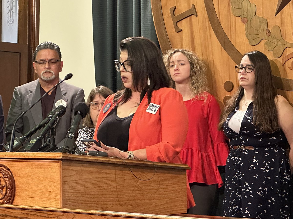 txgunsense's tweet photo. We just wrapped up a press conference w/coalition partners &amp; champions pointing to state leaders’ refusal to prevent the next shooting as the anniversary of #Uvalde approaches tomorrow &amp; the #txlege session ends in 6 days 🧵 https://t.co/OukNnGbTm7