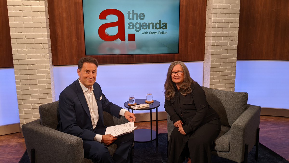 ColinEllis81's tweet photo. We have a new set! And who better to do our first interview on it than @debdundas, books editor for the @TorontoStar and author of a great new book called "On Class" (@biblioasis). Look for that interview to drop soon π @TheAgenda #books #poverty #pandemic https://t.co/j0QCpC7rVD