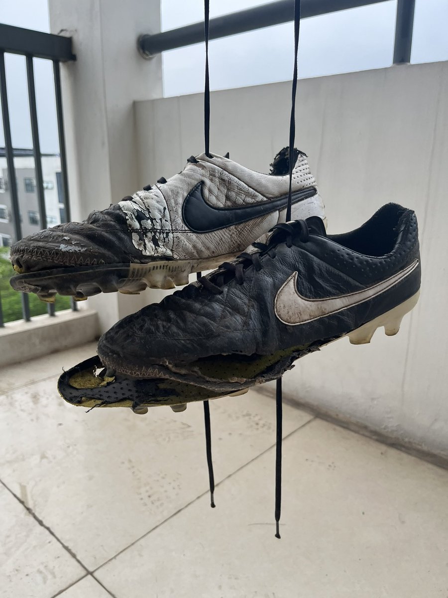 Companions across 8 years, 5 teams, 3 continents, 2 rolls of duct tape, and you better believe a whole lot of fun! Goodnight and rest well, my sweet boys 🥲🫶⚽️