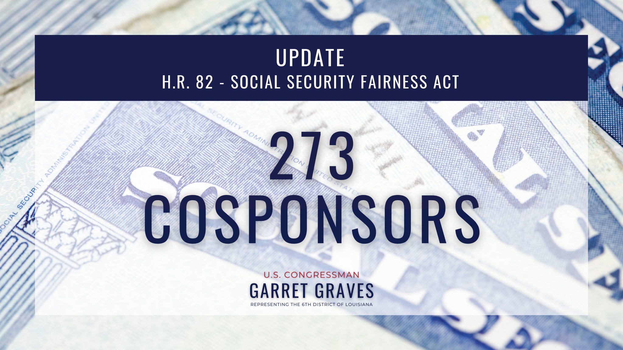 Rep. Garret Graves on Twitter "WEP and GPO only disincentivize and penalize our public servants