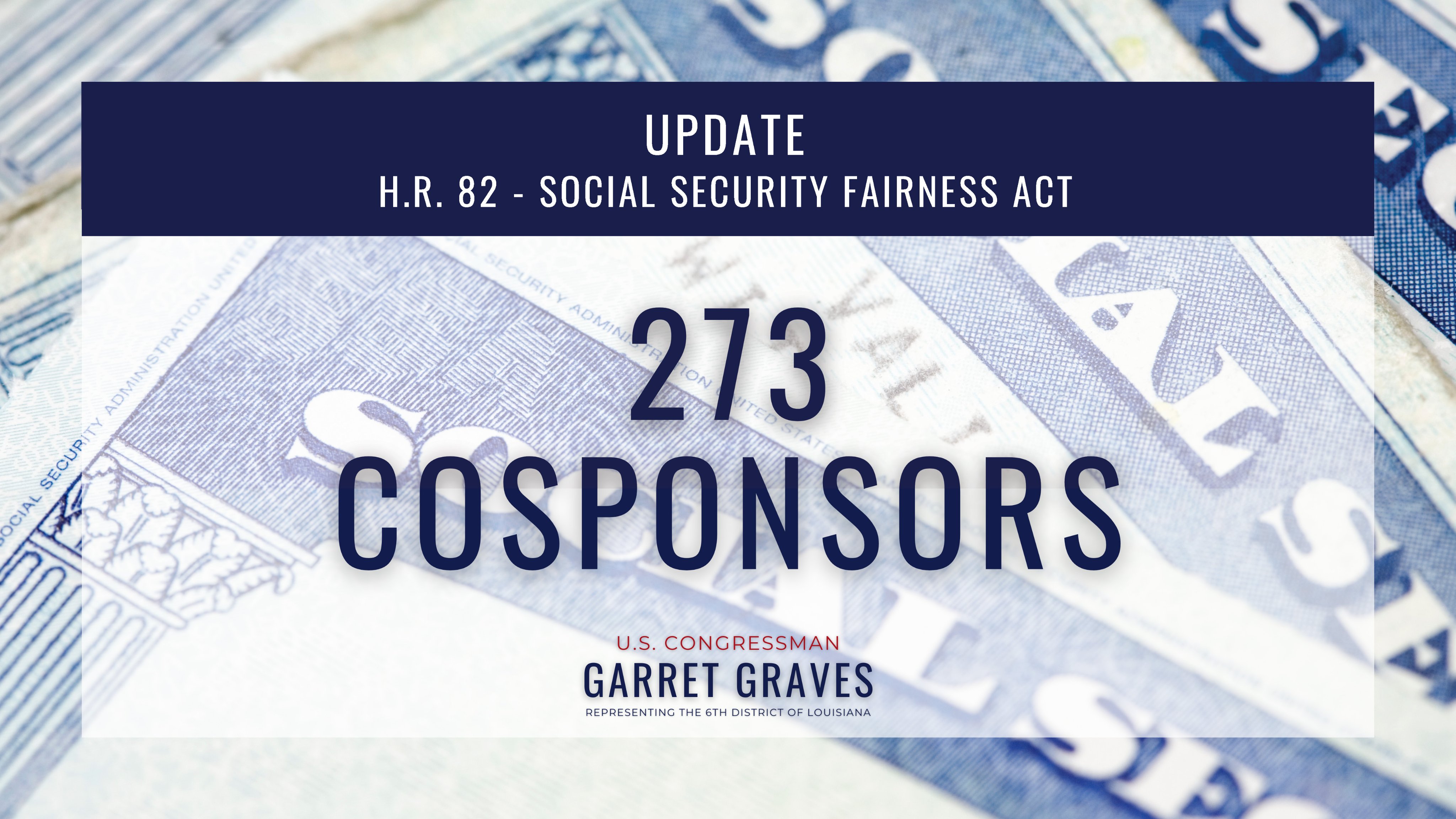 Rep. Garret Graves on Twitter "WEP and GPO only disincentivize and