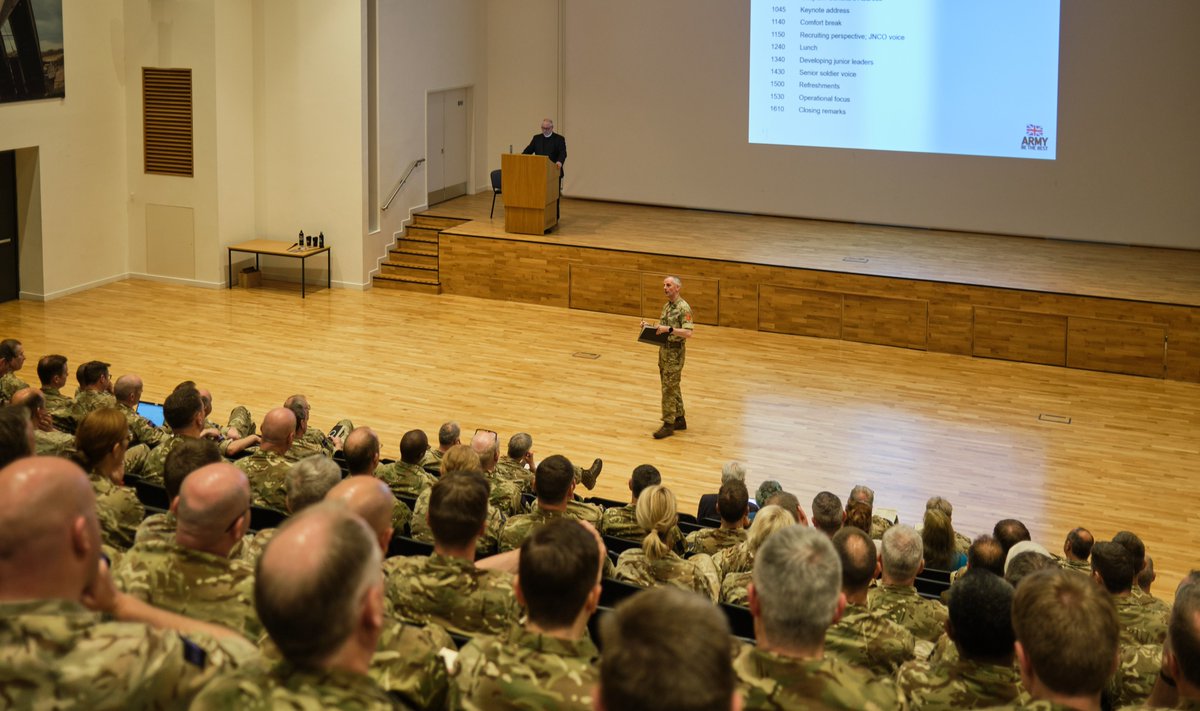 Royal Army Chaplains’ Department (@armychaplaincy) on Twitter photo Over 100 <a href="/BritishArmy/">British Army 🇬🇧</a> chaplains & Civilian Chaplains to the Military came together last week for the Chaplain General’s Conference. Joined by guest speakers and Defence Support Networks, it was a great event at the Tidworth Garrison Theatre.
<a href="/ArmyCGS/">The Chief of the General Staff</a> <a href="/field_army/">The Field Army</a> Over 100 <a href="/BritishArmy/">British Army 🇬🇧</a> chaplains & Civilian Chaplains to the Military came together last week for the Chaplain General’s Conference. Joined by guest speakers and Defence Support Networks, it was a great event at the Tidworth Garrison Theatre.
<a href="/ArmyCGS/">The Chief of the General Staff</a> <a href="/field_army/">The Field Army</a>