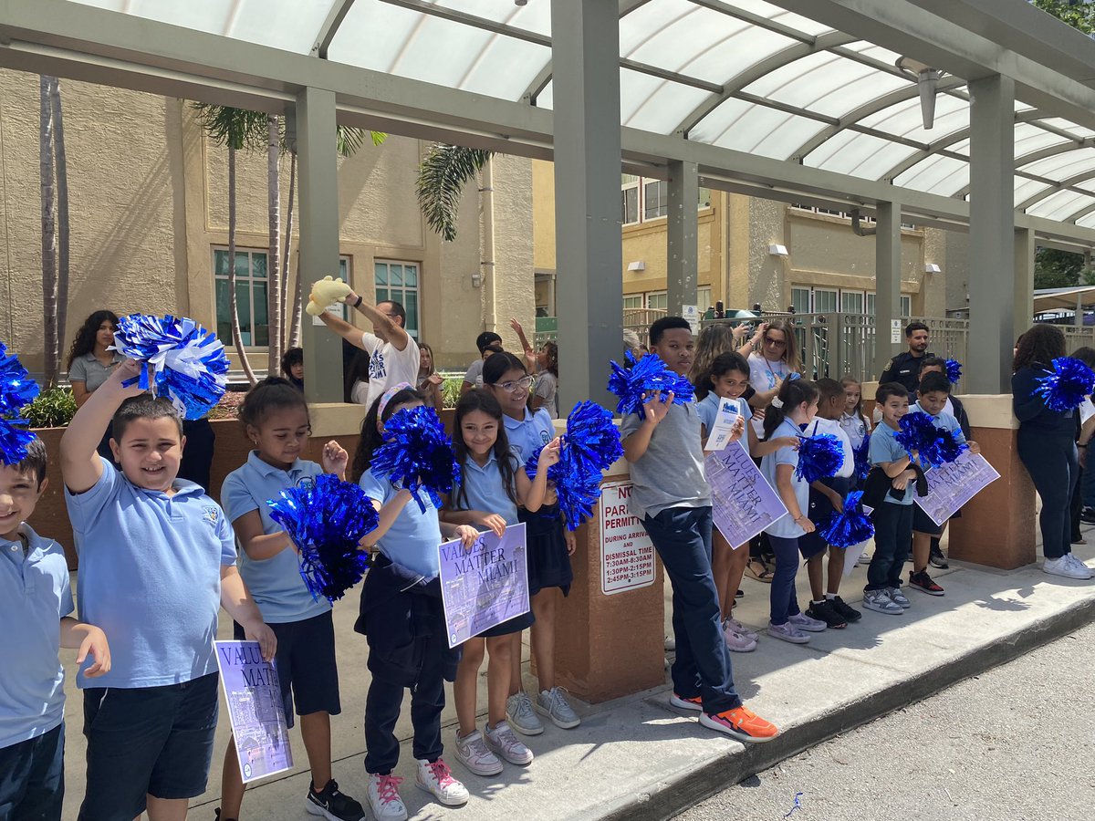 We popped up <a href="/southsideowls/">Southside Preparatory Academy</a> to celebrate Fairness! Congratulations to Stephanie Acosta the 2023 #ValuesMatterMiami Fairness Elementary Student of the Year! Congratulations Stephanie! <a href="/MDCPS/">Miami-Dade Schools</a> <a href="/MDCPSCentral/">Central Region</a> <a href="/SuptDotres/">Jose L. Dotres, Ed.D.</a> <a href="/LDIAZ_CAO/">Lourdes Diaz</a> <a href="/AlayonSally/">Sally J. Alayon</a>