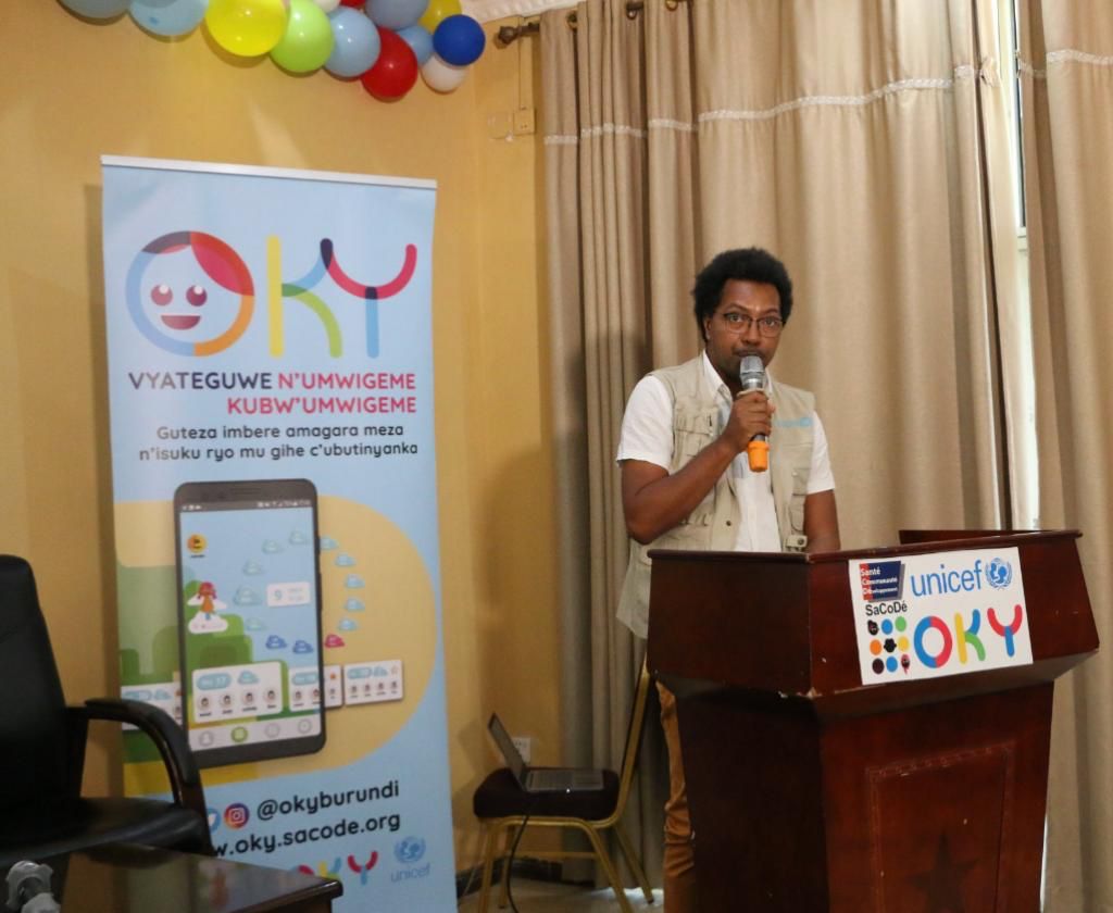 En collaboration avec le @mspls_bdi  et l’ <a href="/UNICEF_Burundi/">UNICEF Burundi</a>, <a href="/SacodeBurundi/">SacodeBurundi</a>  a procédé ce 23/5/2023 à Martha Hôtel, au lancement officiel de l’application mobile <a href="/okyburundi/">Oky Burundi</a>  sous le thème : Des règles sans tabou avec Oky App.