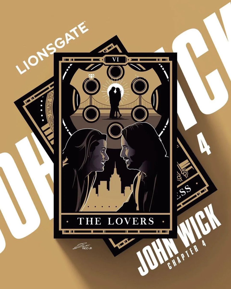 Bridget Moynahan on Twitter "John Wick tarot cards by artist Julien