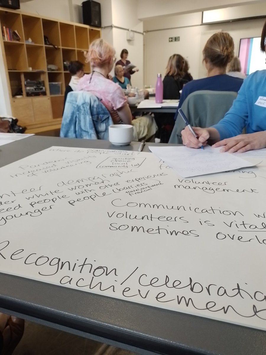 _ocva's tweet image. Amazing morning @ArtsatOFS with @OxCommunityBuzz for the next stage of the #VisionForVolunteering for #Oxfordshire. Talking with partners and friends about what volunteers need and how we make it happen. Lots of great ideas to feed into the Vision, watch this space! #volunteering