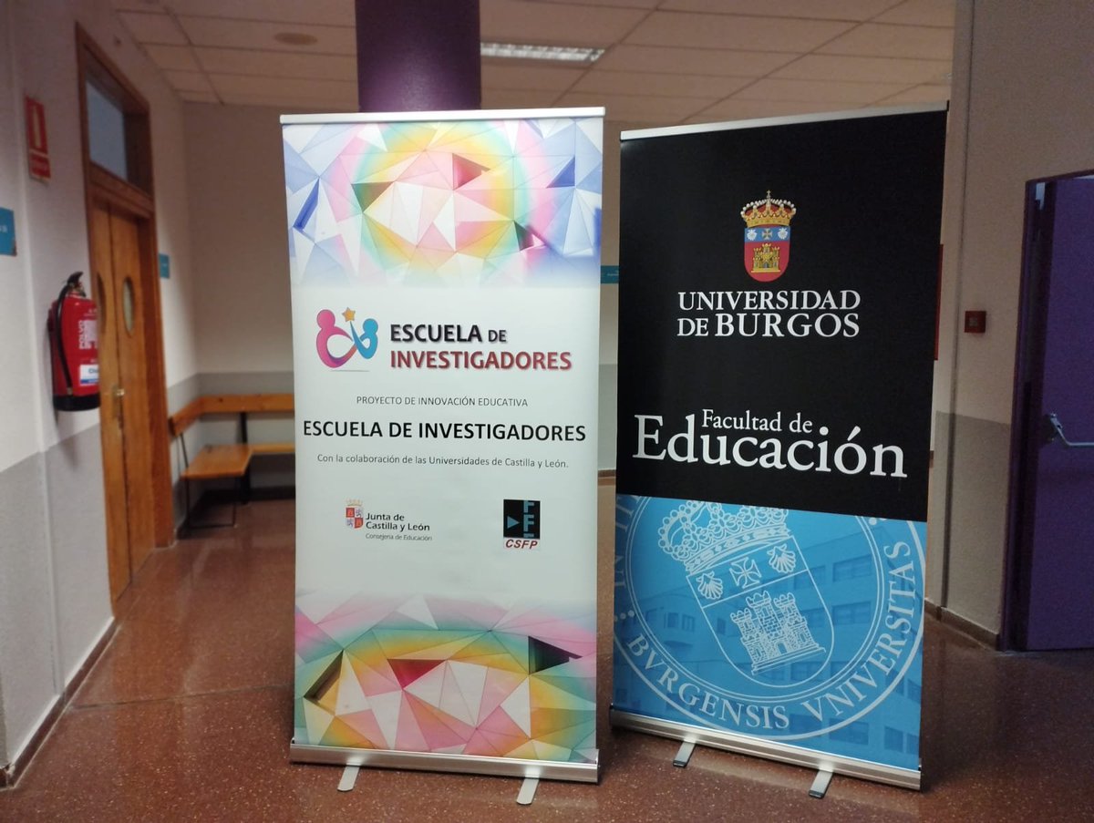 rcasadoz's tweet photo. Docentes de Educación Infantil, Primaria, Secundaria, Formación Profesional y de  @UBUEstudiantes @EDINTEC_ubu estamos compartiendo la sesión final del Programa de Innovación Educativa "Escuela de Investigadores" de @CSFPJCYL @educacyl . ¡Enhorabuena por los proyectos diseñados! https://t.co/aGmwAkepSJ