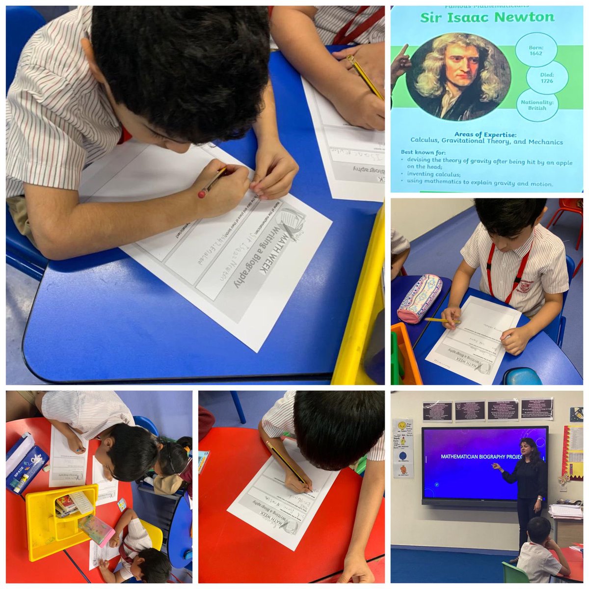 Mathalicious Monday  was all about  exploring Sir Issac Newton’s life during the #MathWeek #lowerprimarymathathon Grade 1C little Mathematicians at work🧮💡#MathDetectives #ProblemSolvers <a href="/NMSLowerPrimary/">Gen_Alpha@NMS</a> <a href="/Susanna_Porob/">Susanna Porob</a> <a href="/ChristineDeNor1/">Christine De Noronha</a> <a href="/Fatima_Martin/">Fatima Martin</a>