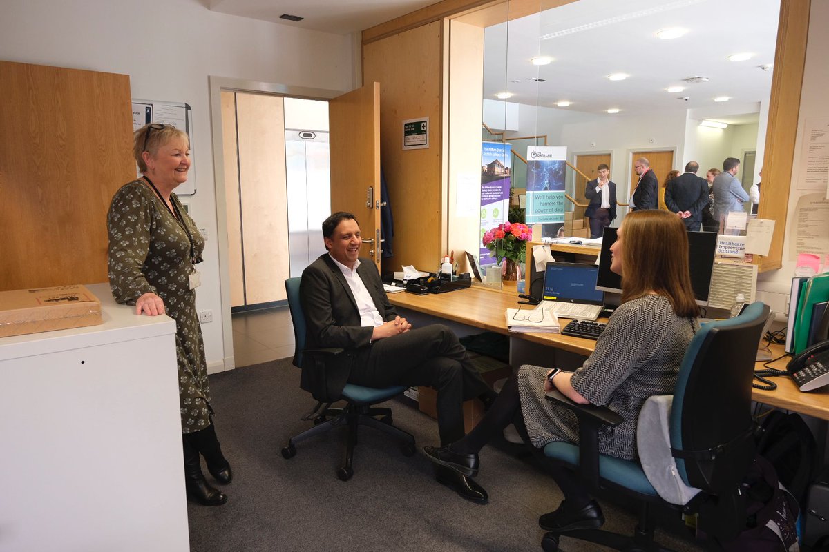 AnasSarwar's tweet photo. An engaging and uplifting morning at The William Quarrier Scottish Epilepsy Centre today to see their world-leading work. 

We must embrace the opportunities of tech &amp; data - it can attract talent, build the workforce of the future and deliver better outcomes for patients. https://t.co/HLNsX8y1Un