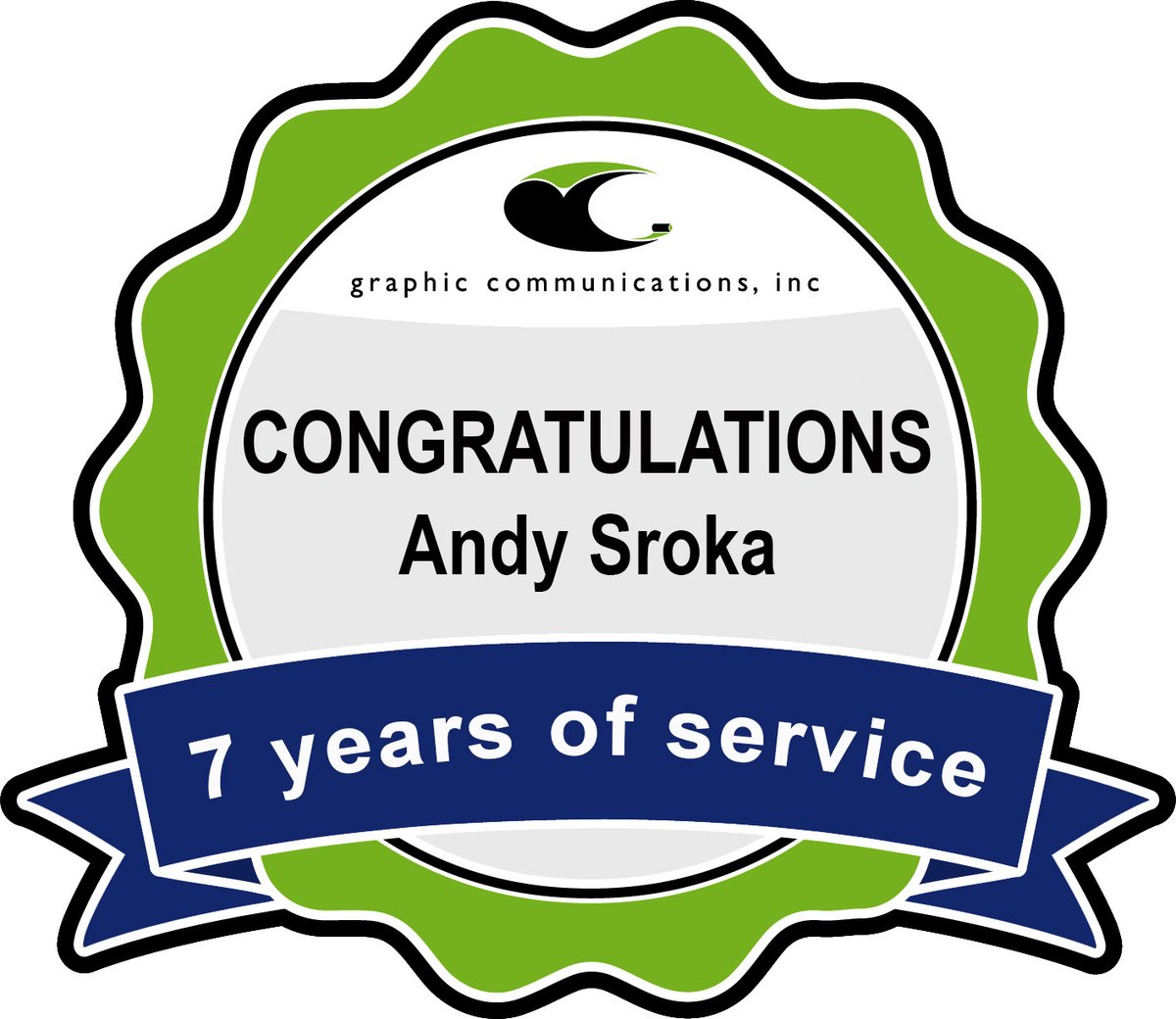 Congratulations to Andy Sroka for 7 years of service to GCI! Thank you for all that you do!
#labels #labelprinting