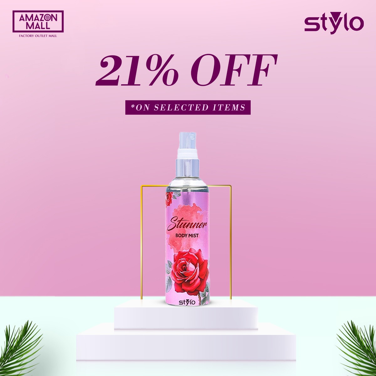 amazonmallpk's tweet photo. Stylo 🔥
21% OFF *ON SELECTED ITEMS!
Location📍Ground Floor, Amazon Outlet Mall, GT Road.
#amazon #amazonmall #amazonmallgtroad #luxurylife #stylo #stylopakistan
#fyp #trending #fyp #sale #stylo #stylopakistan #styloamazonmall https://t.co/6DU97EwPDk