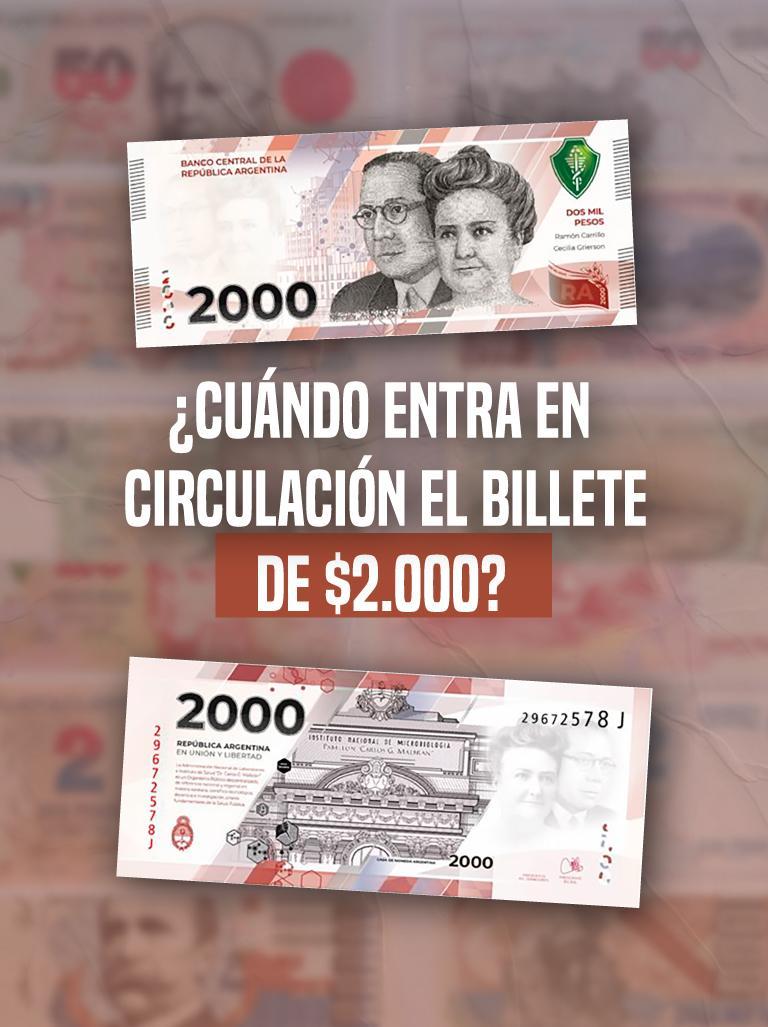 infobae's tweet image. Llega el billete de $2000 #WebStories stories.infobae.com/web-stories/cu…