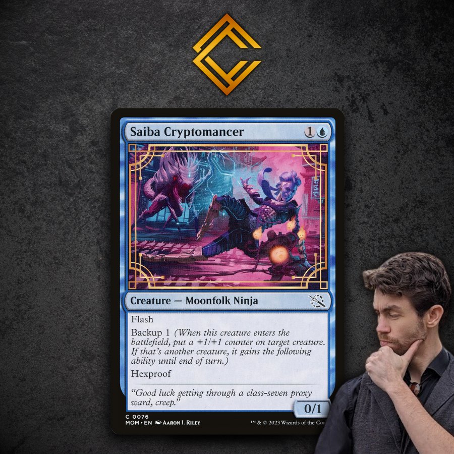 What is this and why is it so broken in Rilsa Rael in cPDH?

🌀 Protection against edicts AND removal
🌀 Puts grants counters to be proliferated
🌀 Reusable with Ninjas and Flickers
🌀 Becomes a 5/2 Deathtouch, Menace, First Strike,
🛡️HEXPROOF🛡️ 🤯

#PauperCommander #cPDH #PDH