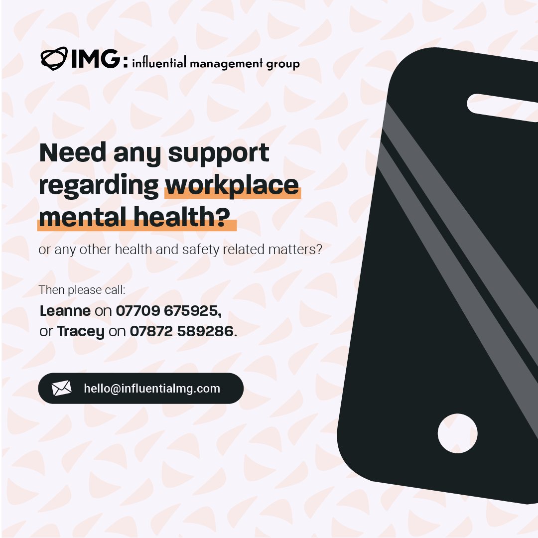 It's important that employers invest in mental health education and resources as part of their overall health and safety program 🧠💢 Don't be afraid to get in touch with us here at IMG #mentalhealth #mentalhealthawareness #workplacewellbeing #healthandsafety